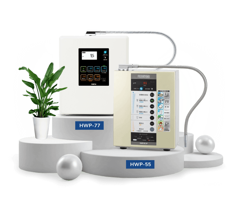 FUJIIRYOKI JAPAN Hydrogen Plus Alkaline Water Ionizer